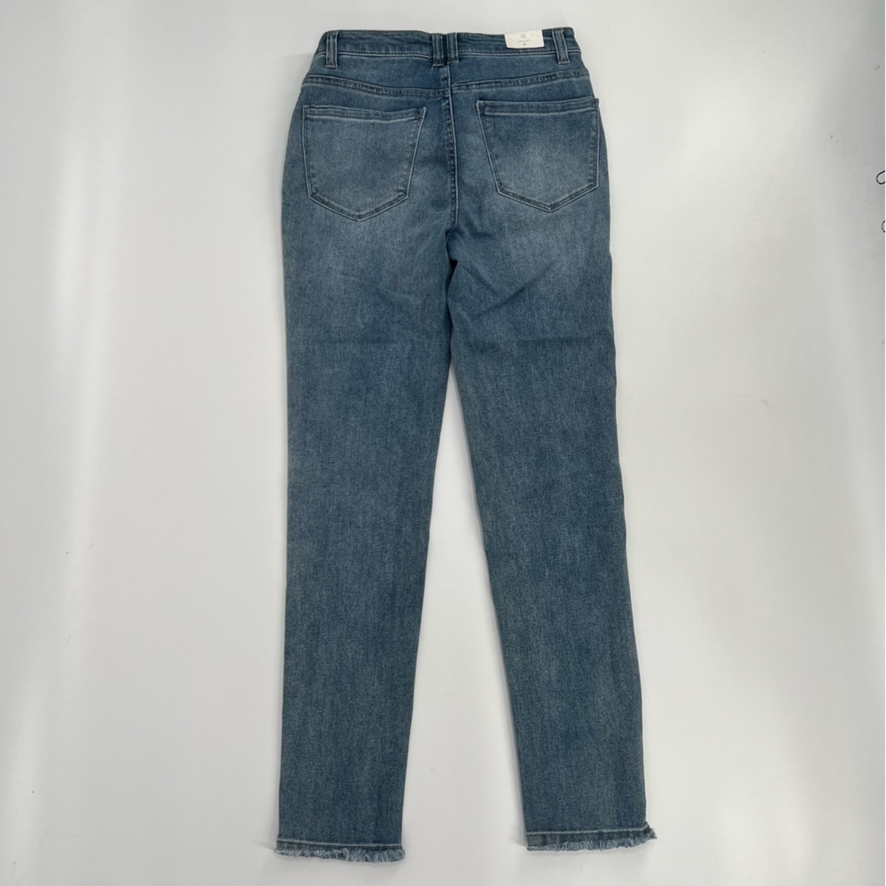NWT Caslon Skinny Light Blue Vintage Rough Hem Jeans Size 0 Women's - Picture 3 of 7